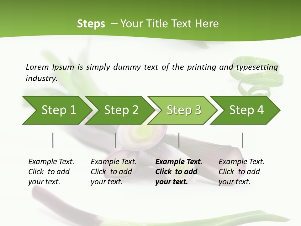 Natural Diet Isolated PowerPoint Template