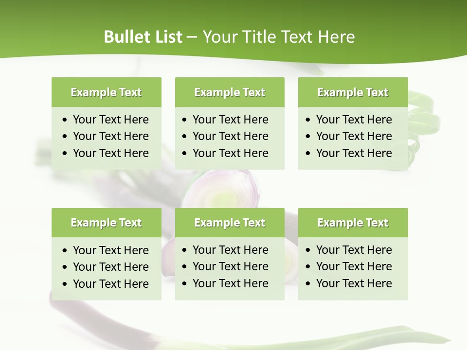 Natural Diet Isolated PowerPoint Template