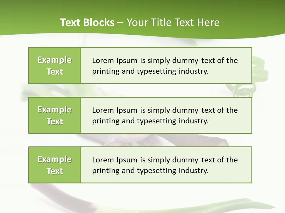 Natural Diet Isolated PowerPoint Template