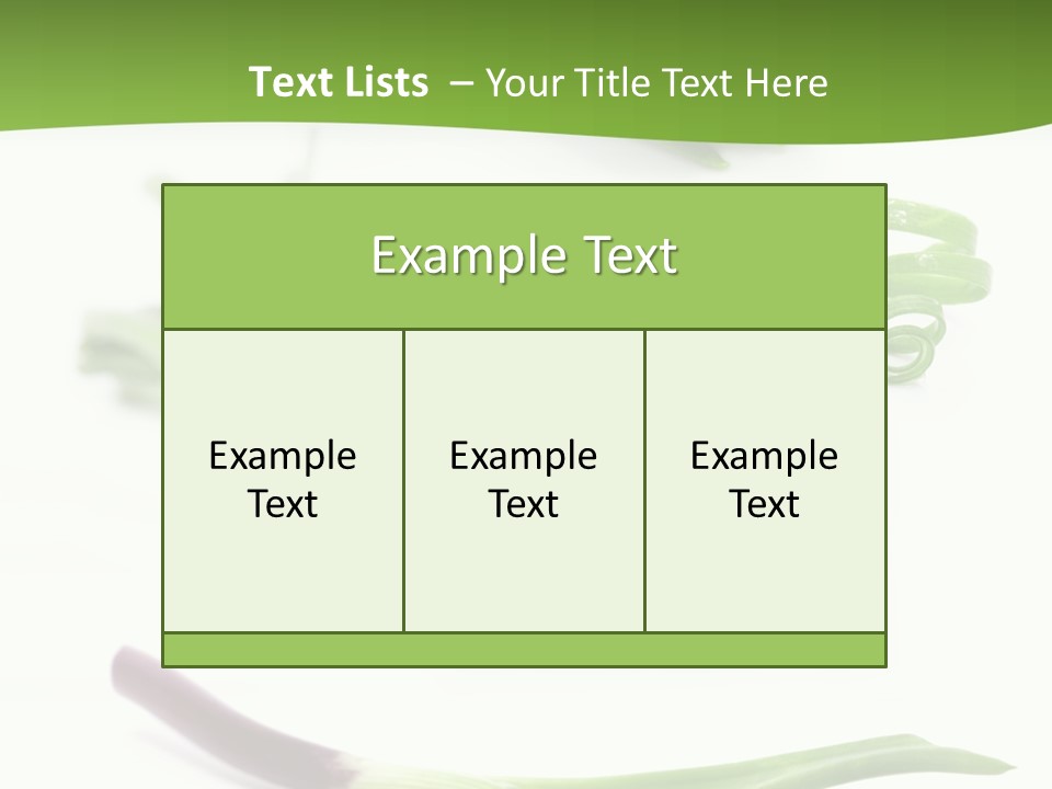 Natural Diet Isolated PowerPoint Template
