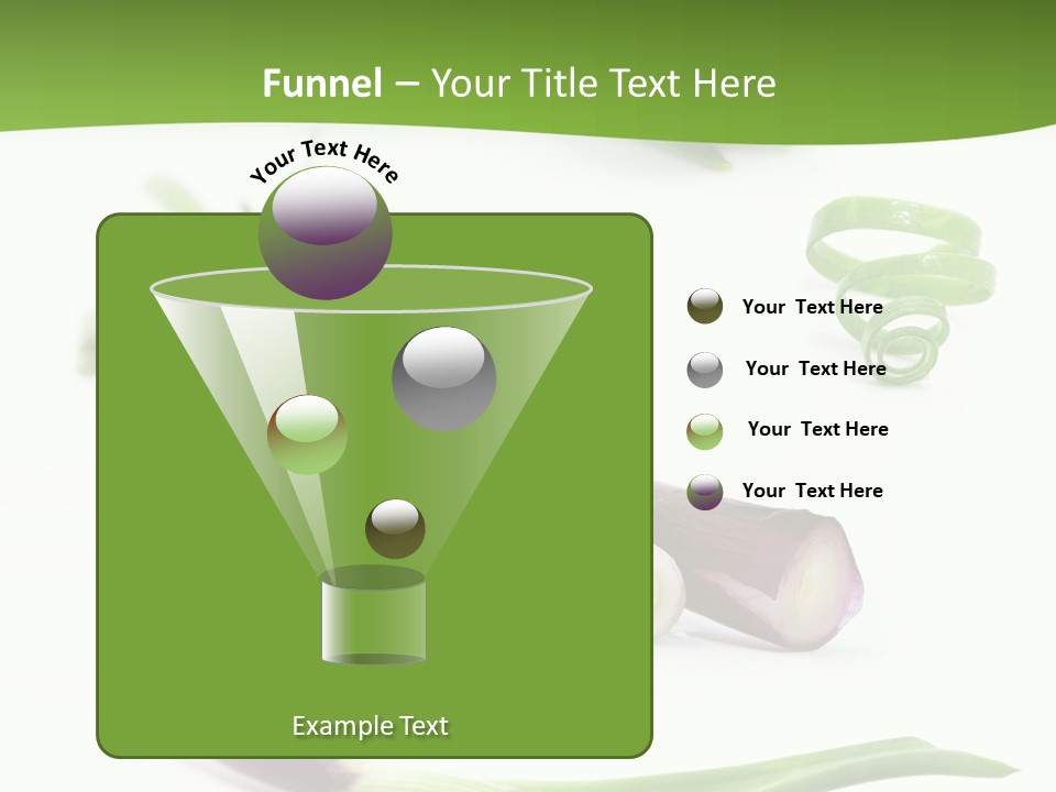 Natural Diet Isolated PowerPoint Template