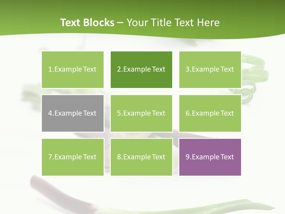 Natural Diet Isolated PowerPoint Template