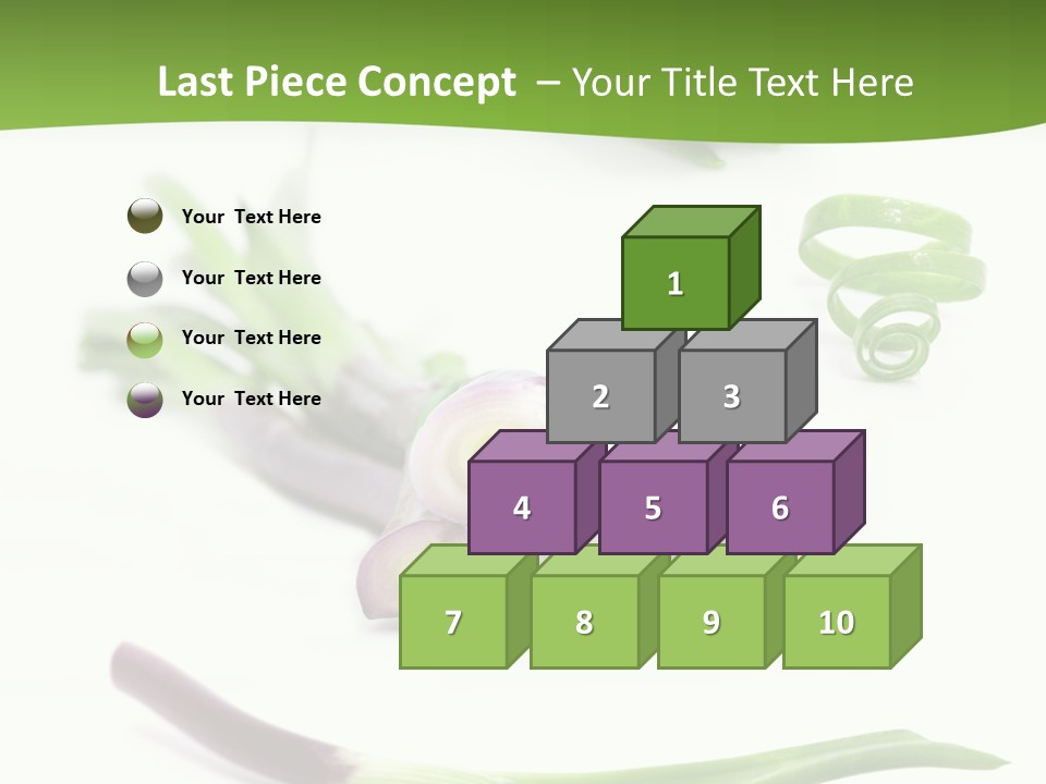 Natural Diet Isolated PowerPoint Template