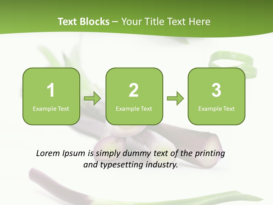 Natural Diet Isolated PowerPoint Template