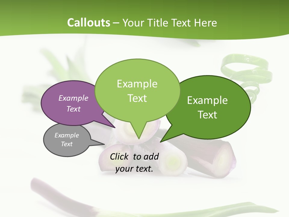 Natural Diet Isolated PowerPoint Template