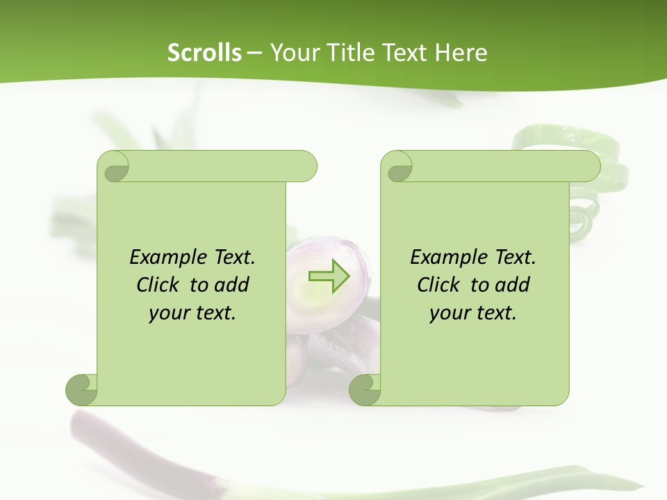 Natural Diet Isolated PowerPoint Template