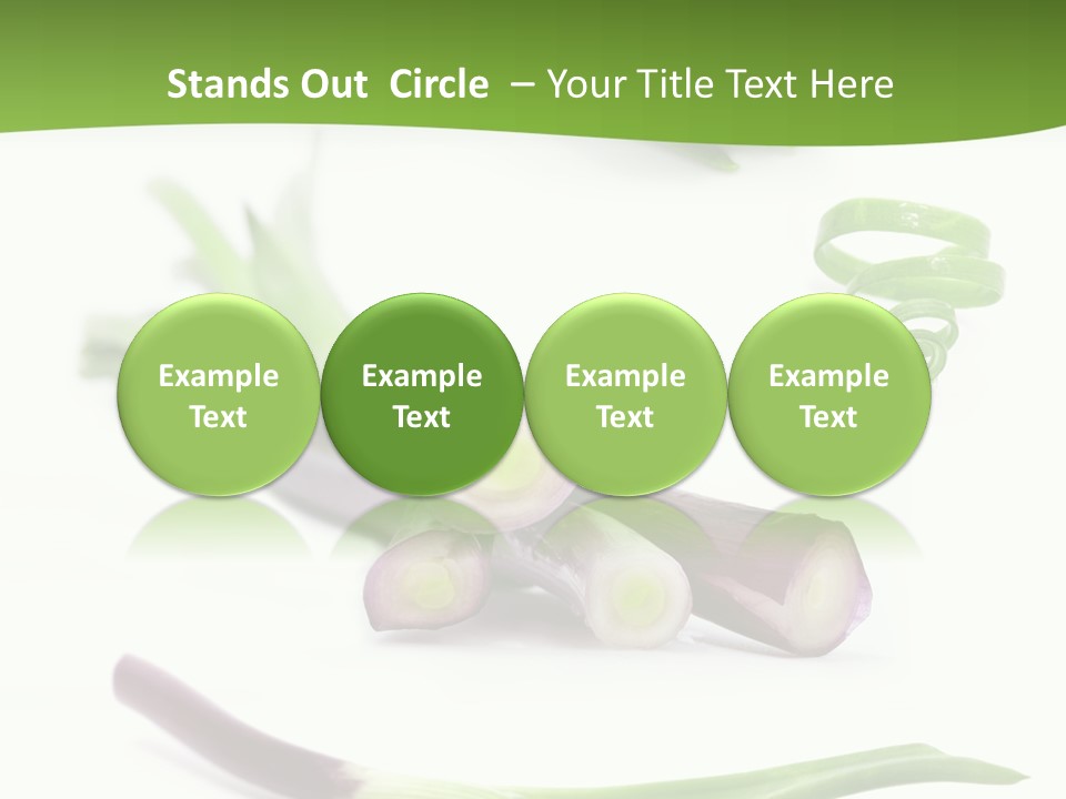 Natural Diet Isolated PowerPoint Template