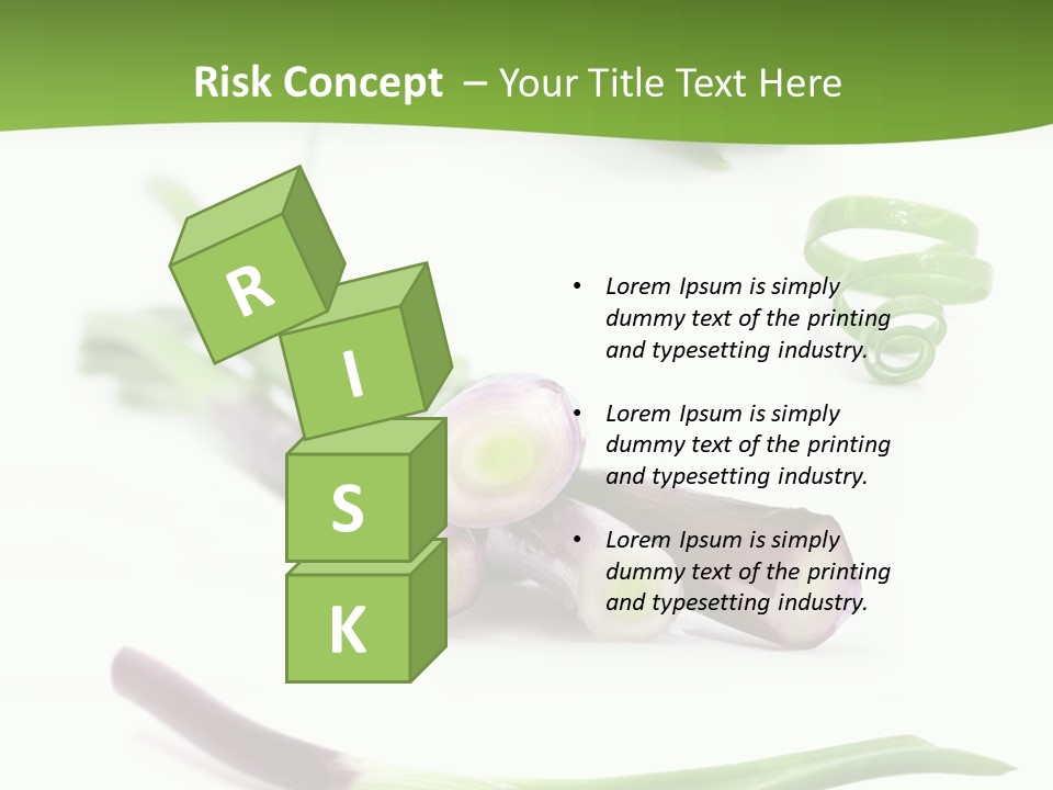 Natural Diet Isolated PowerPoint Template