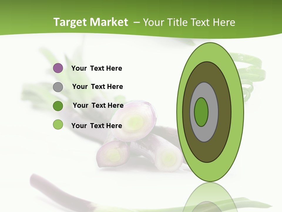 Natural Diet Isolated PowerPoint Template