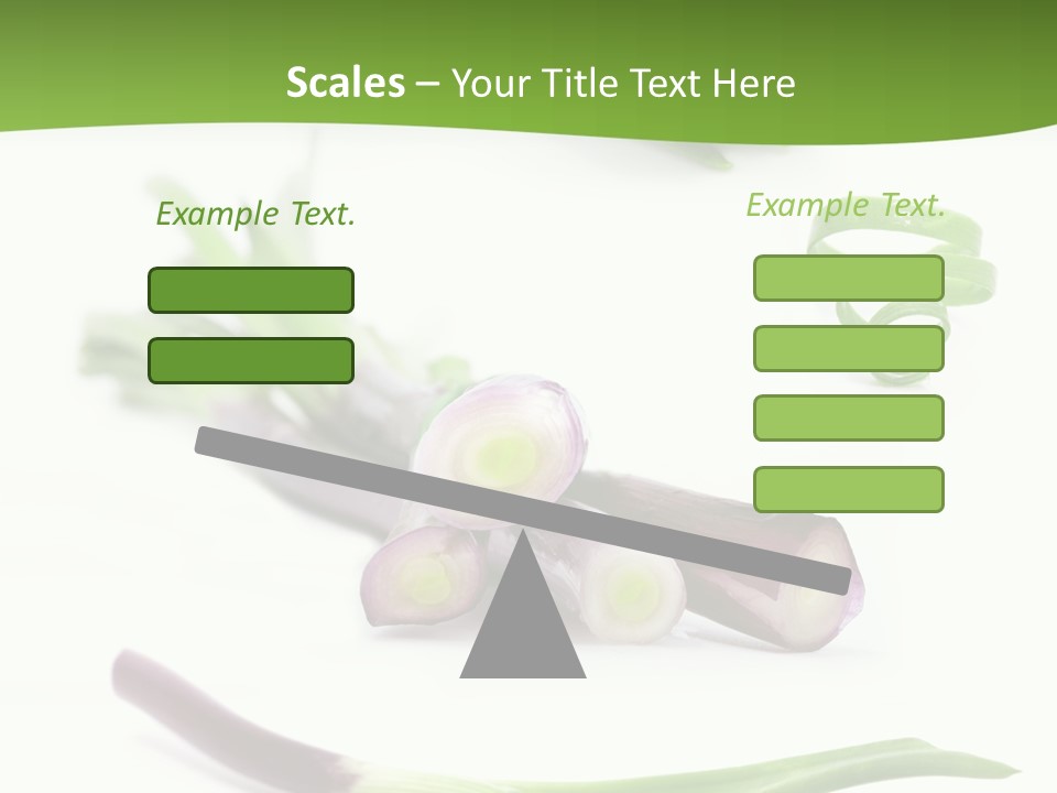 Natural Diet Isolated PowerPoint Template