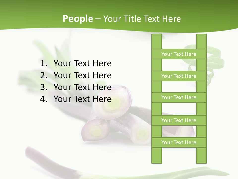 Natural Diet Isolated PowerPoint Template