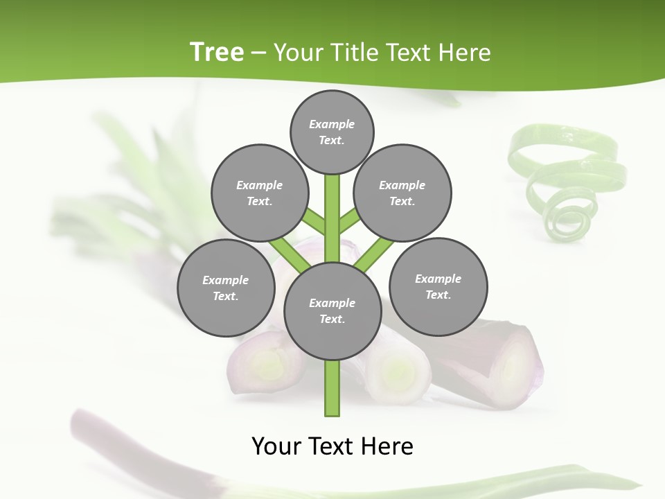 Natural Diet Isolated PowerPoint Template