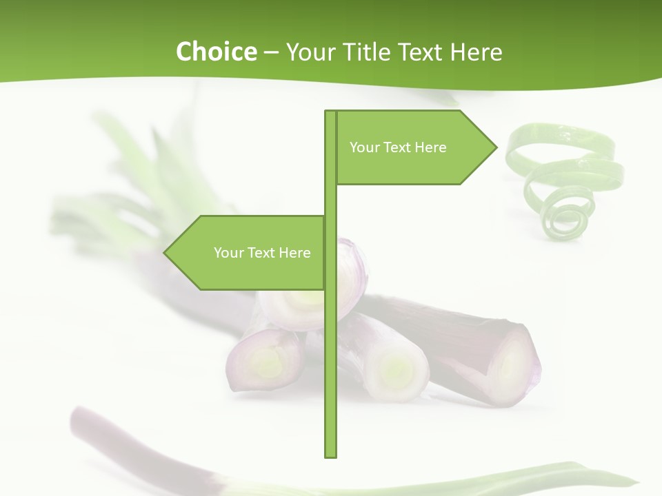 Natural Diet Isolated PowerPoint Template