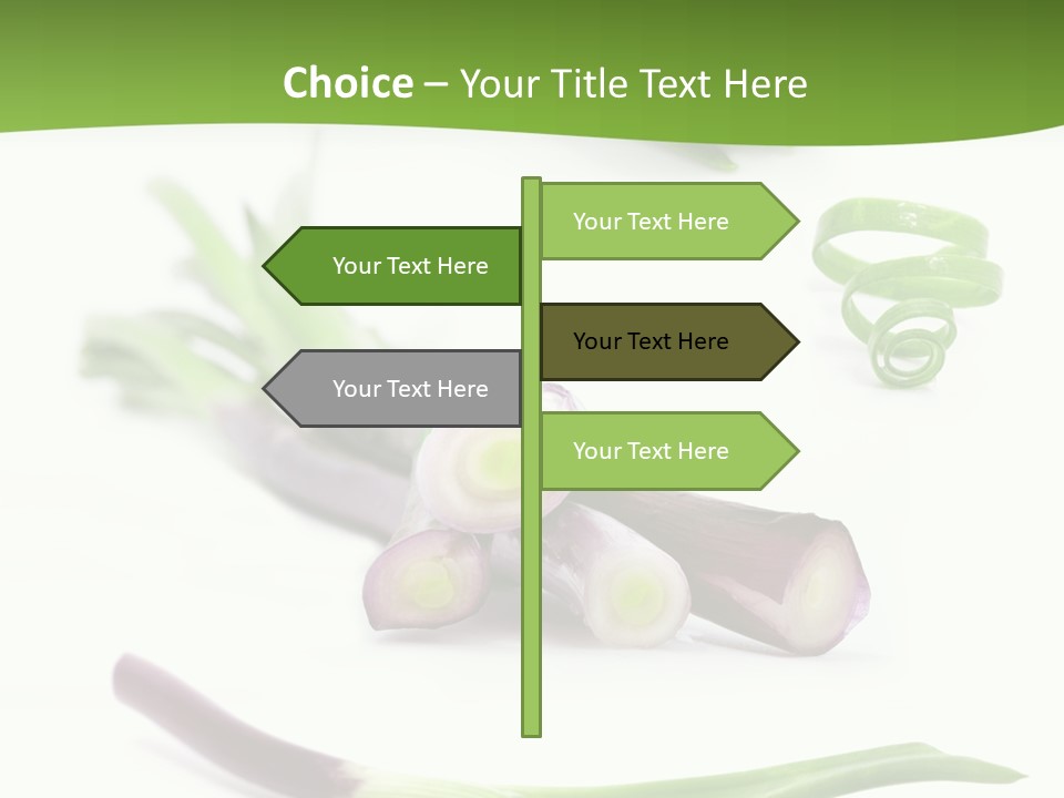 Natural Diet Isolated PowerPoint Template