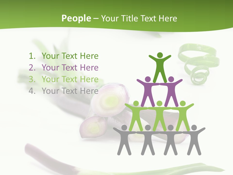 Natural Diet Isolated PowerPoint Template