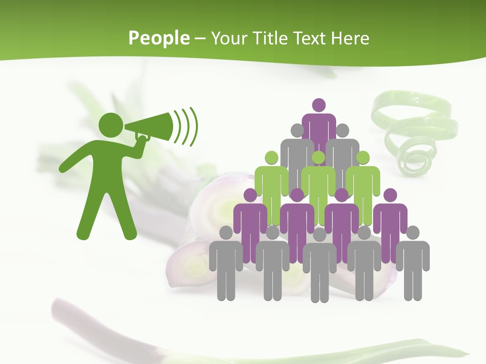 Natural Diet Isolated PowerPoint Template