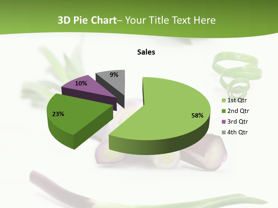 Natural Diet Isolated PowerPoint Template