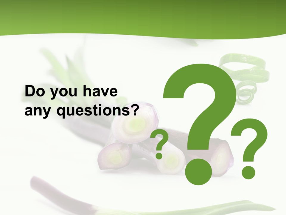 Natural Diet Isolated PowerPoint Template