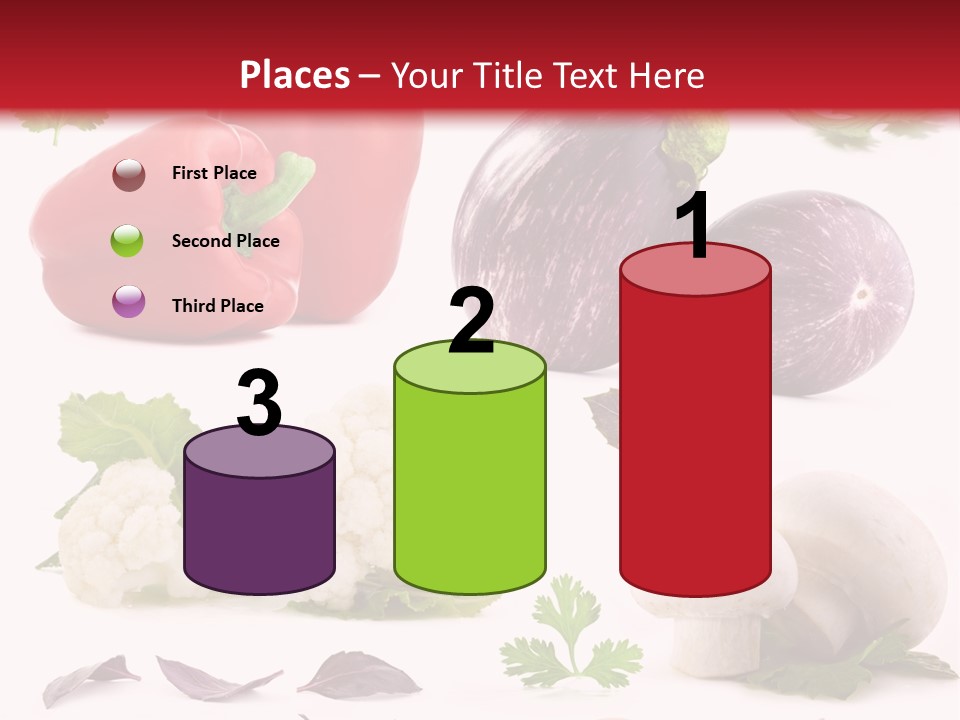 Red Perfection Striped PowerPoint Template