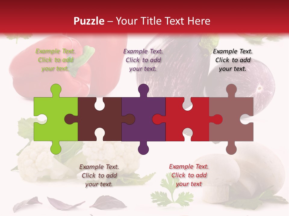 Red Perfection Striped PowerPoint Template