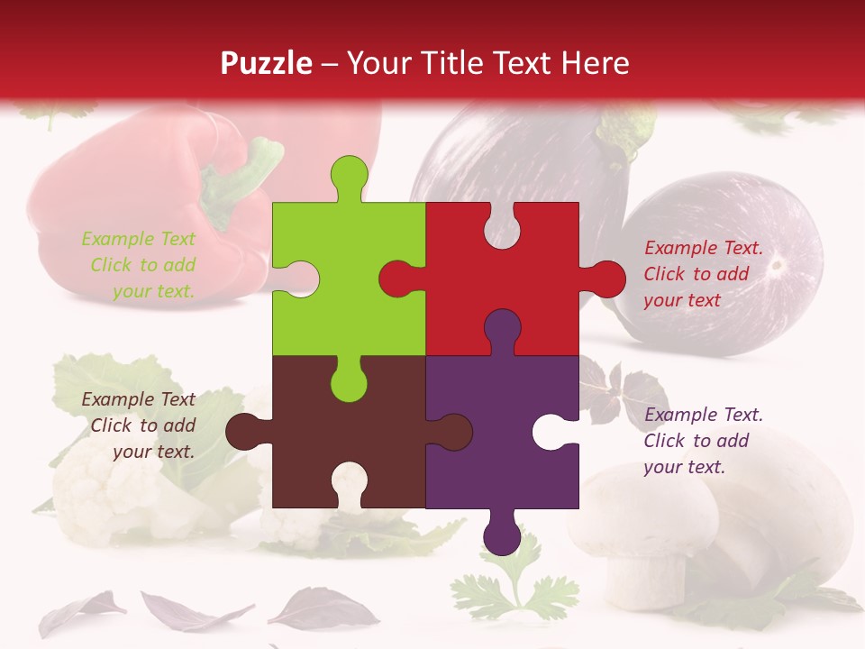 Red Perfection Striped PowerPoint Template