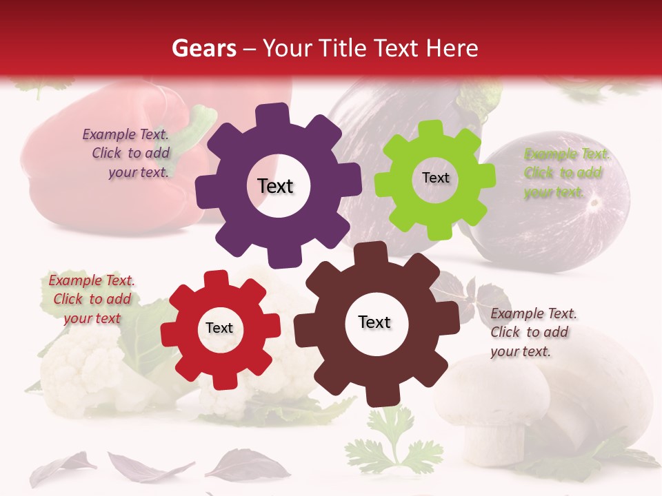 Red Perfection Striped PowerPoint Template