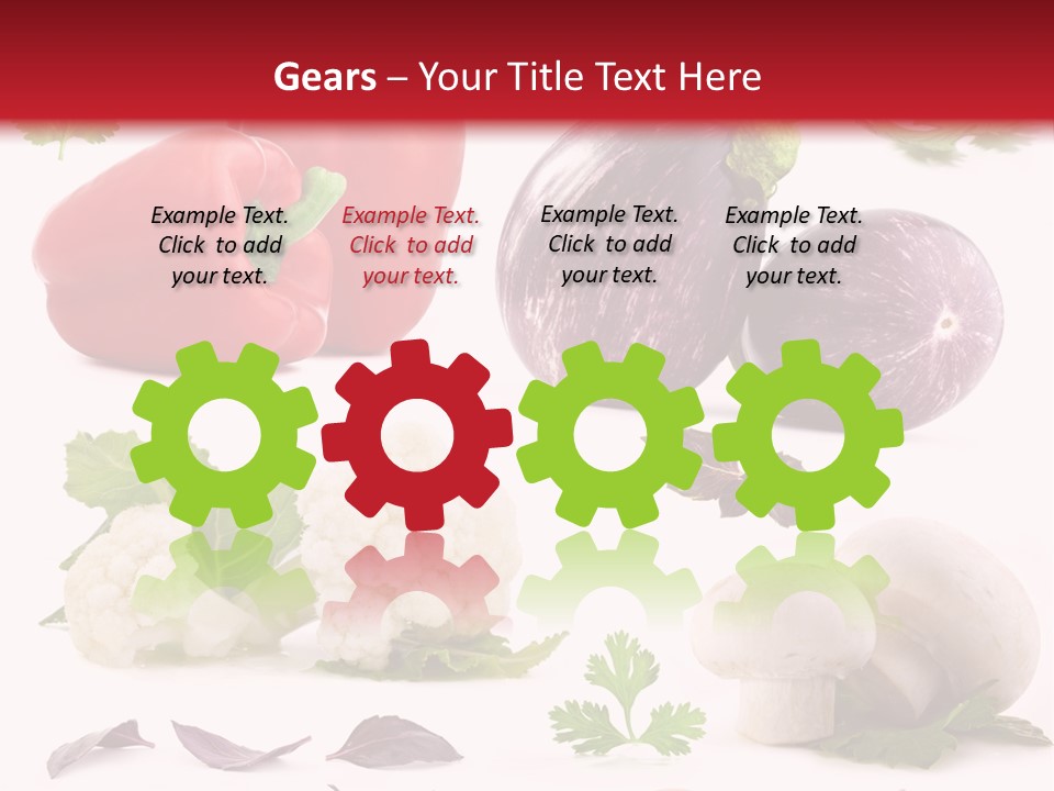 Red Perfection Striped PowerPoint Template