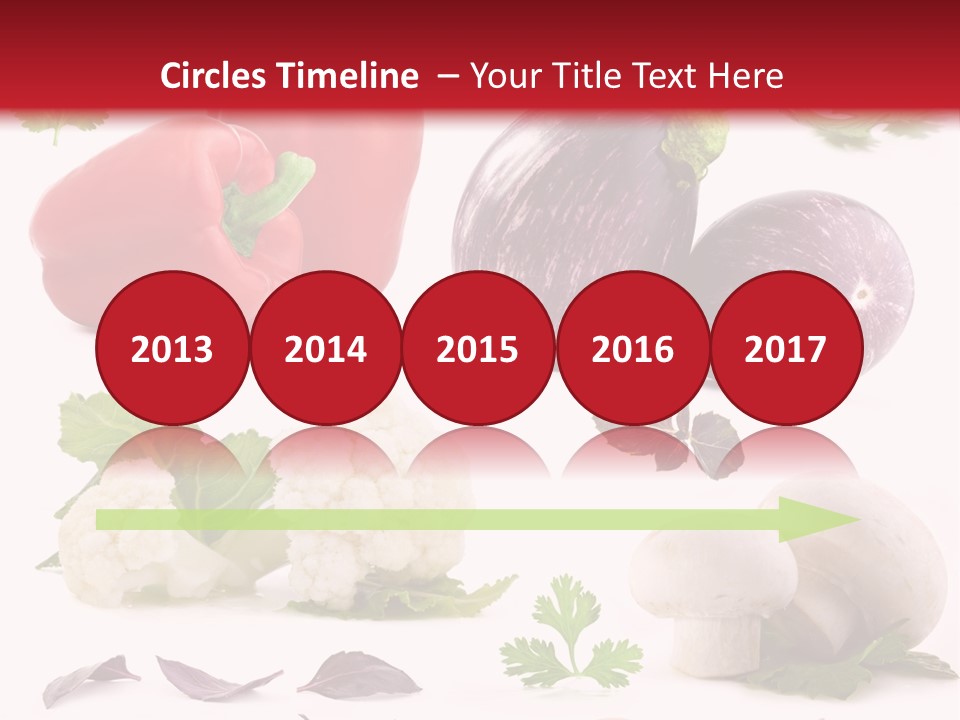 Red Perfection Striped PowerPoint Template