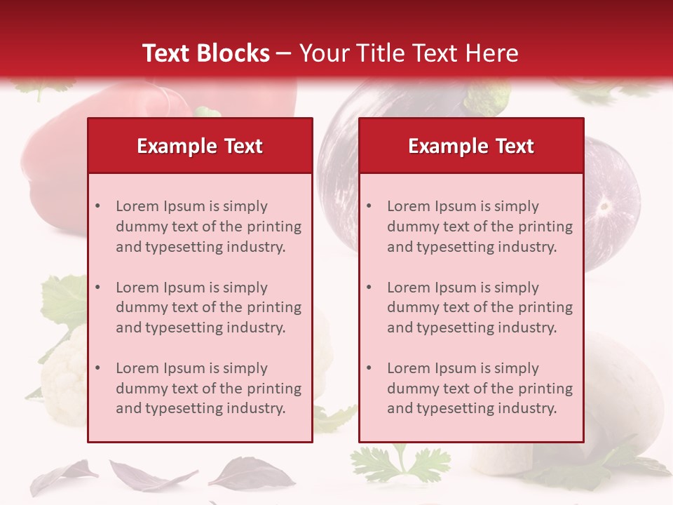 Red Perfection Striped PowerPoint Template