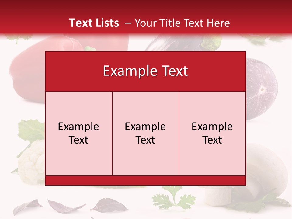 Red Perfection Striped PowerPoint Template