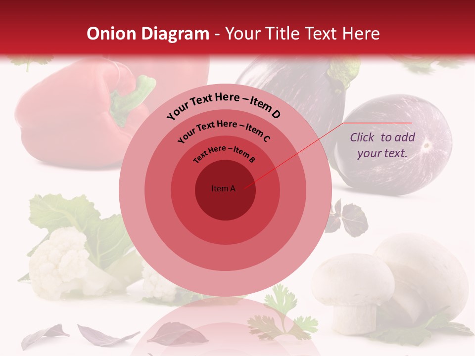 Red Perfection Striped PowerPoint Template