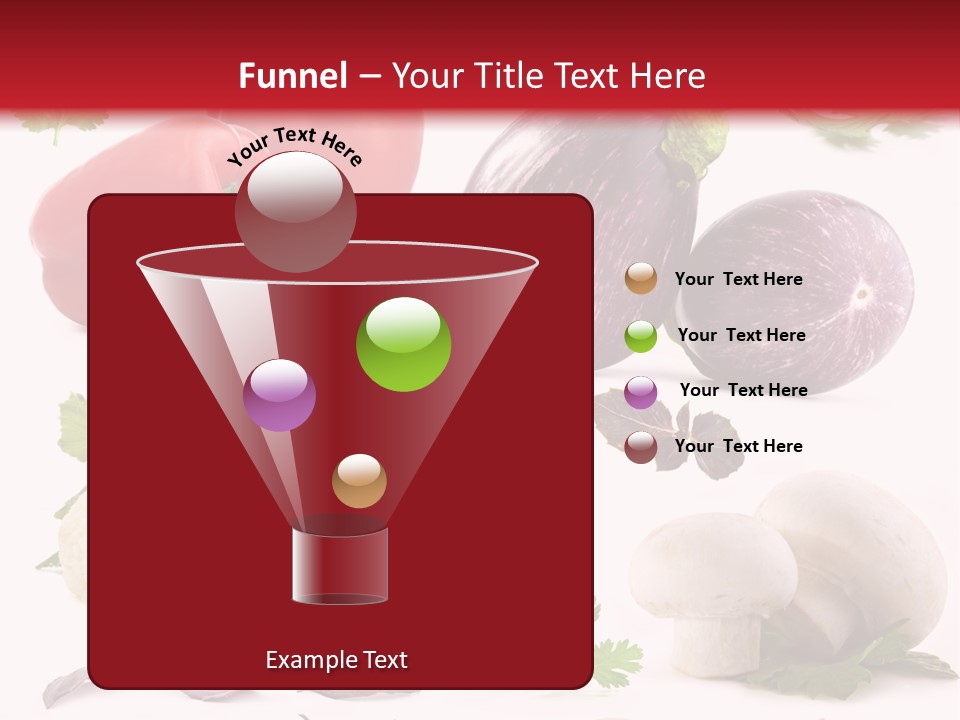 Red Perfection Striped PowerPoint Template