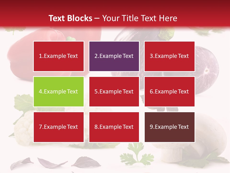 Red Perfection Striped PowerPoint Template