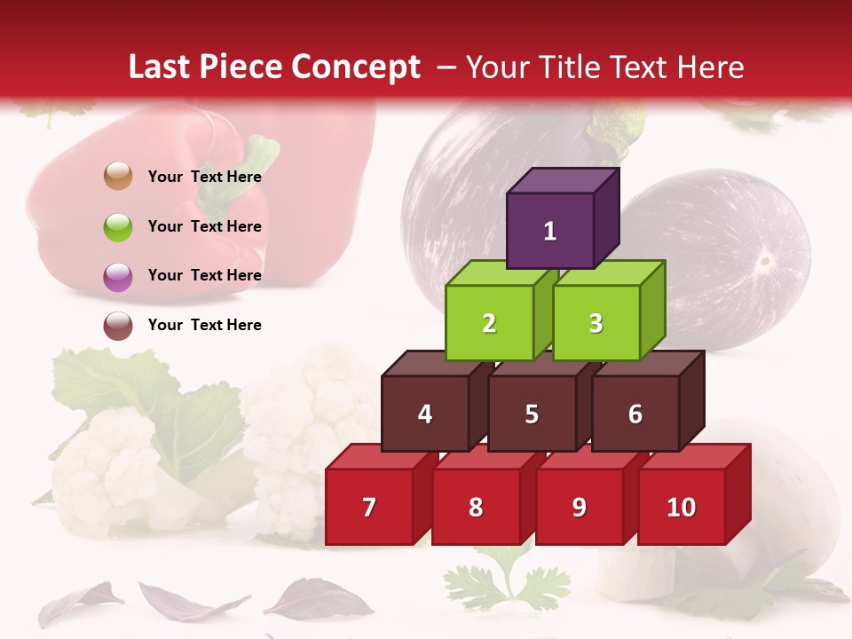 Red Perfection Striped PowerPoint Template