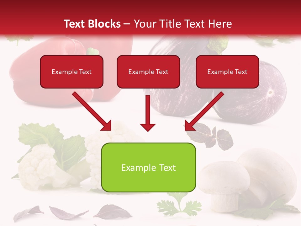 Red Perfection Striped PowerPoint Template