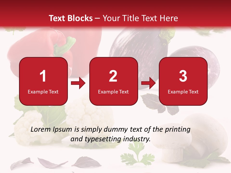 Red Perfection Striped PowerPoint Template