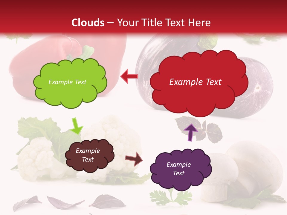 Red Perfection Striped PowerPoint Template