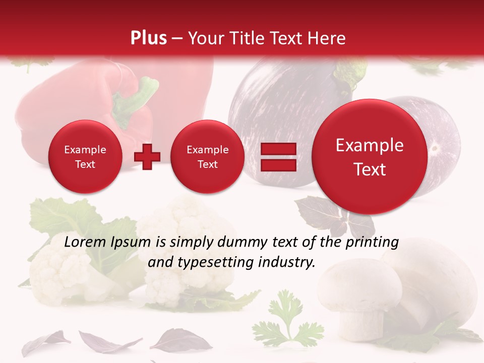 Red Perfection Striped PowerPoint Template