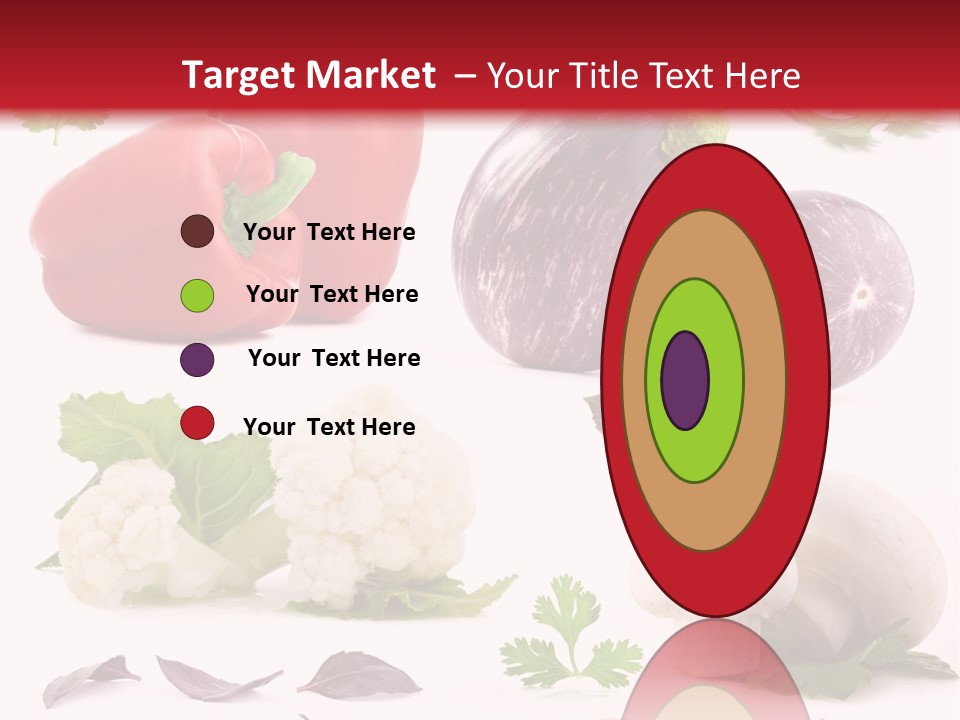 Red Perfection Striped PowerPoint Template