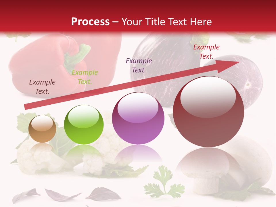 Red Perfection Striped PowerPoint Template