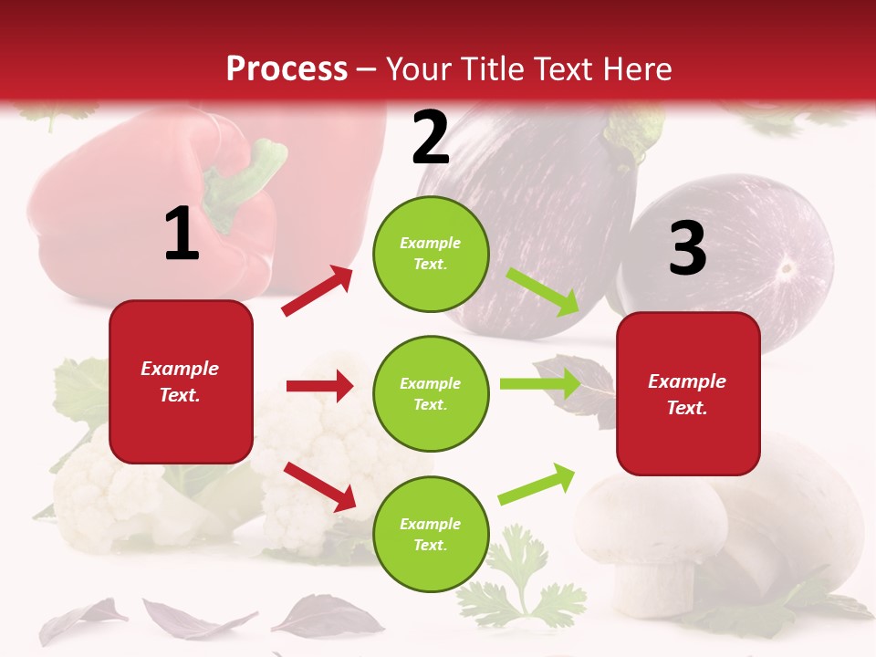 Red Perfection Striped PowerPoint Template