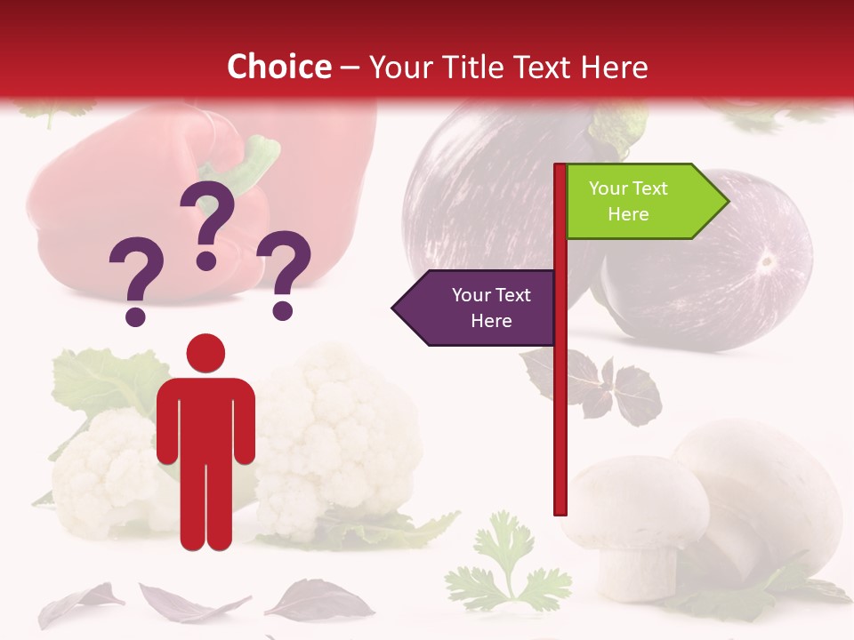 Red Perfection Striped PowerPoint Template