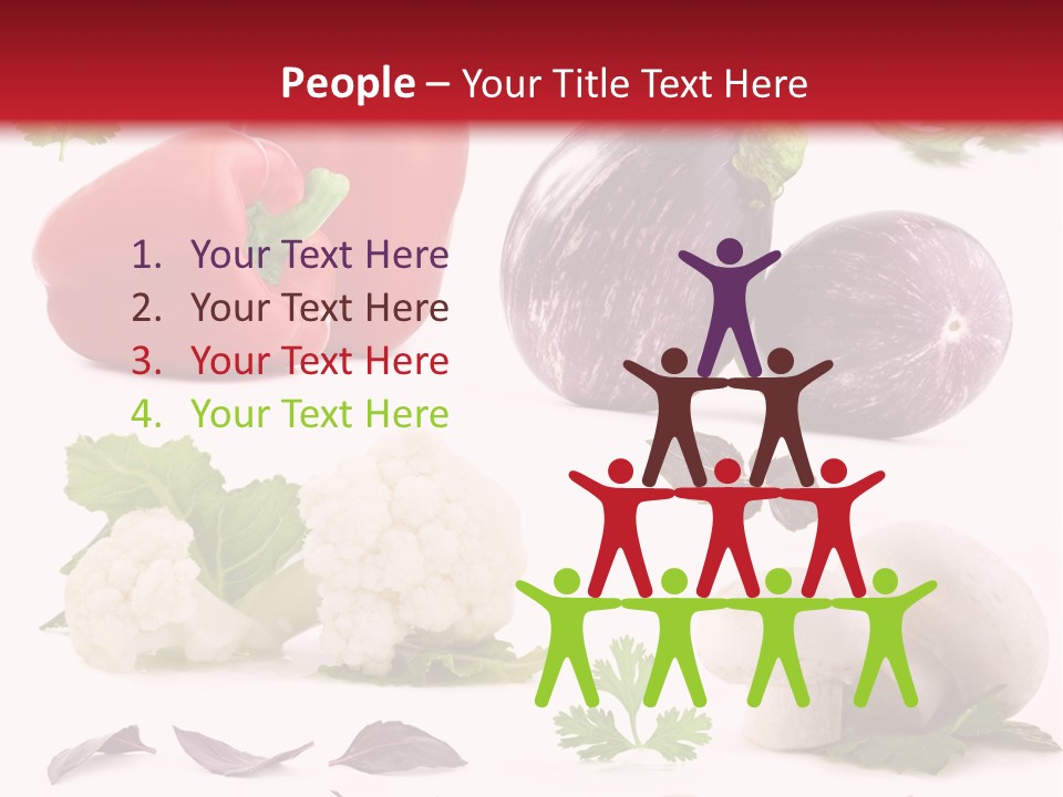 Red Perfection Striped PowerPoint Template