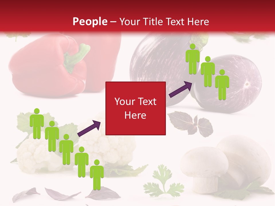 Red Perfection Striped PowerPoint Template