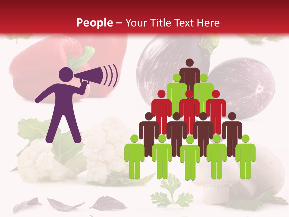 Red Perfection Striped PowerPoint Template