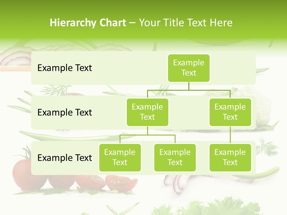 Circles Sliced Green PowerPoint Template