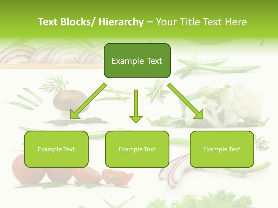 Circles Sliced Green PowerPoint Template