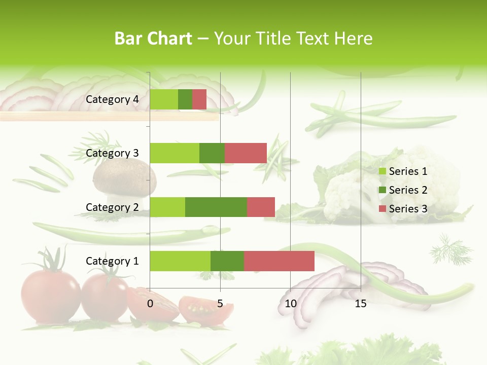 Circles Sliced Green PowerPoint Template