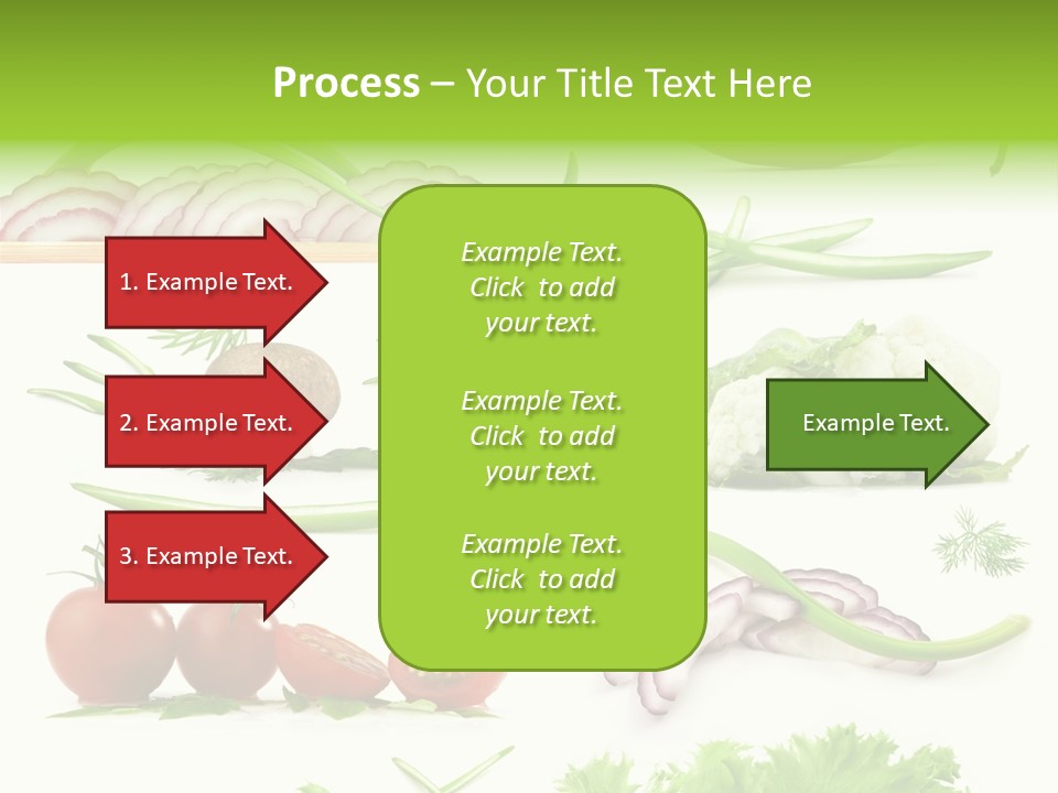 Circles Sliced Green PowerPoint Template