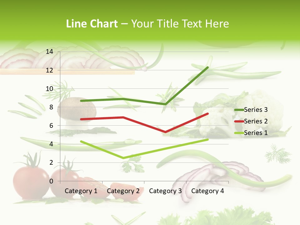 Circles Sliced Green PowerPoint Template